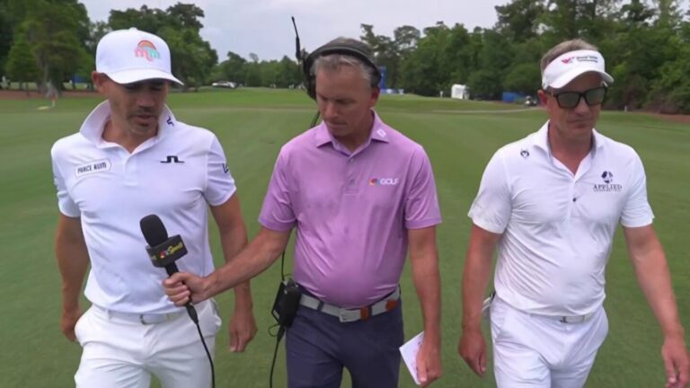 Luke Donald, Camilo Villegas playing for each other at Zurich